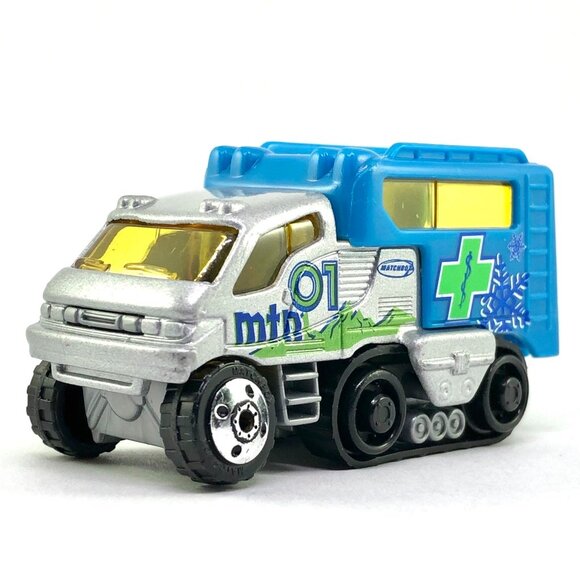 🦋 Matchbox Arctic Track Truck Medic Arctic Alarm Series Snow Doctor Tractor - Picture 2 of 12